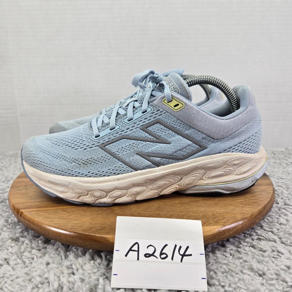 New Balance Womens 10B Fresh Foam 860v14 Light Chrome Blue Daily Running Shoe